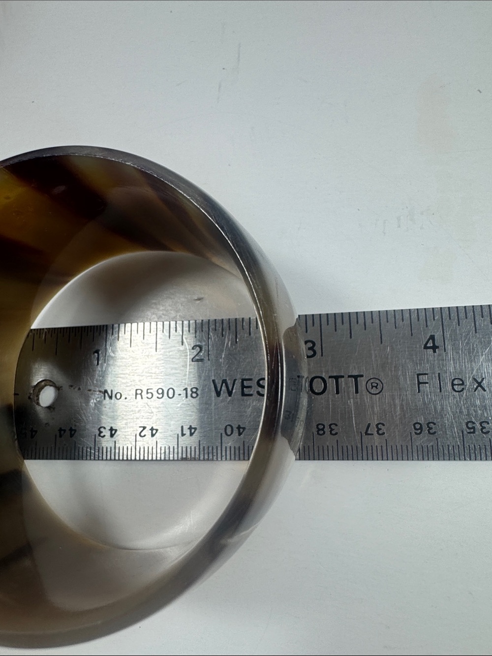 Wide Plastic Bangle - Picture 6 of 7